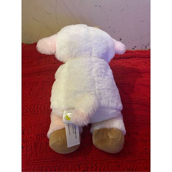 Animal Adventure Pink Pig Baby First Plush w/Rattle Stuffed Animal 13” Infant To - Picture 2 of 3